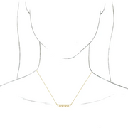 14K Yellow Vintage-Inspired Bar 18" Necklace-