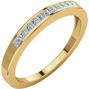 14K Yellow 1/4 CTW Diamond Anniversary Band Size 6-