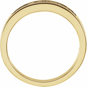 14K Yellow 1/4 CTW Diamond Anniversary Band Size 6-