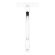 Platinum .05 CTW Diamond Bar Ring-
