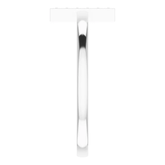 Platinum .05 CTW Diamond Bar Ring-