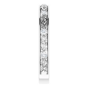 Platinum 1/8 CTW Diamond Anniversary Band-