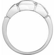 14K White 3/4 CTW Diamond Accented Men's Ring-
