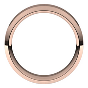 10K Rose 7 mm Beveled-Edge Comfort-Fit Band Size 10.5-