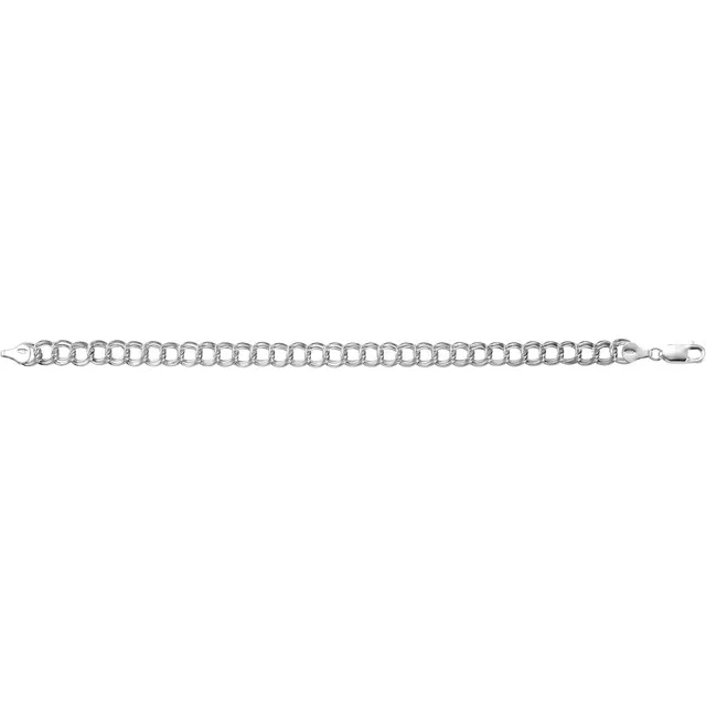 Sterling Silver Charm 7" Bracelet-