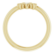 14K Yellow .03 CTW Diamond Youth Bee Ring-