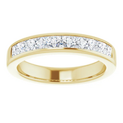 14K Yellow 1 3/8 CTW Diamond Band-
