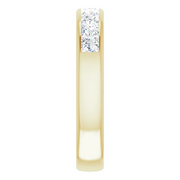 14K Yellow 1 3/8 CTW Diamond Band-