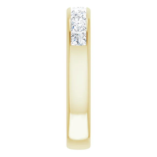 14K Yellow 1 3/8 CTW Diamond Band-