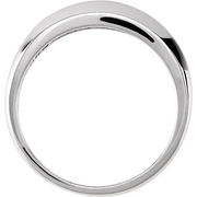 14K White Men's 3/8 CTW Diamond Ring-11.00(aproximate standard size)-