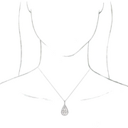 14K White Vintage-Inspired Freshwater Cultured Pearl 16-18" Necklace-