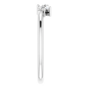 14K White 1/6 CTW Diamond Stackable Ring-