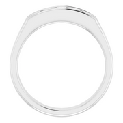 14K White 3/4 CTW Diamond Band-