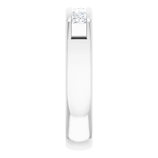 14K White 3/4 CTW Diamond Band-