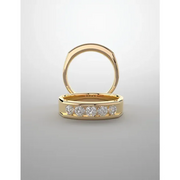 14K White 3/4 CTW Diamond Band-