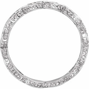 14K White 1/8 CTW Diamond Anniversary Band Size 5-5-