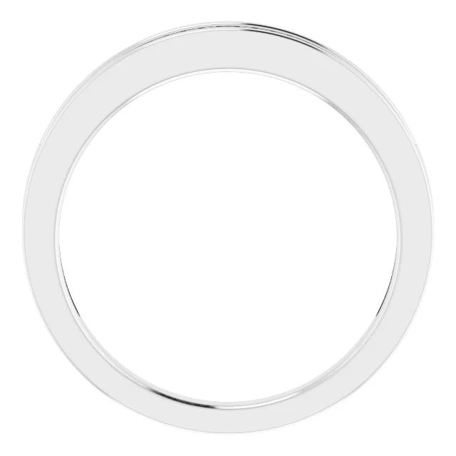 14K White 1/4 CTW Diamond Anniversary Band Size 8-8-