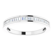 14K White 1/4 CTW Diamond Anniversary Band Size 8-8-