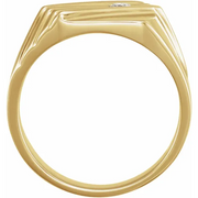 Men's Solitaire Ring-9.5-