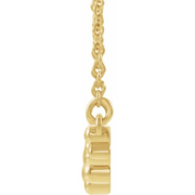 14K Yellow Scattered Bead 18" Necklace-