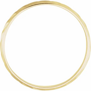 14K Yellow Diamond-Cut Midi Ring Size 1-1-