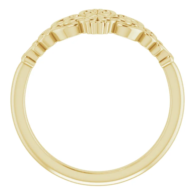 14K Yellow Vintage-Inspired Ring-