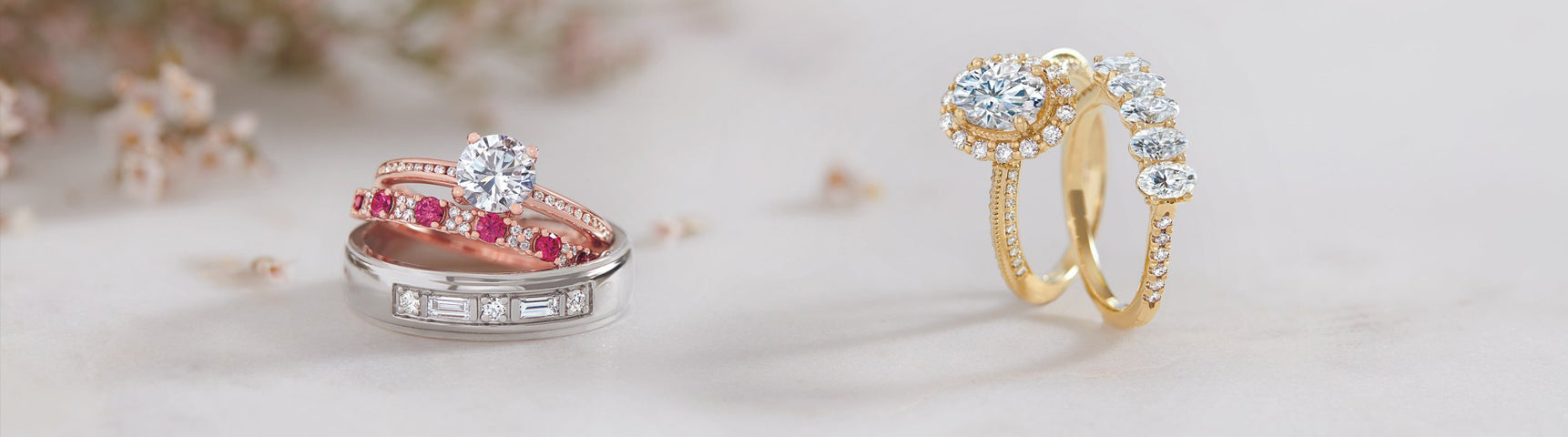 Two Stone Rings