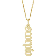 Zodiac 14K Gothic Necklace-14K Yellow-Scorpio-