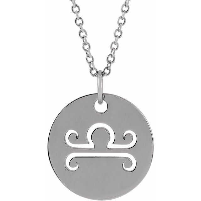 Zodiac Disc Necklace