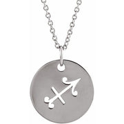 Zodiac Disc Necklace