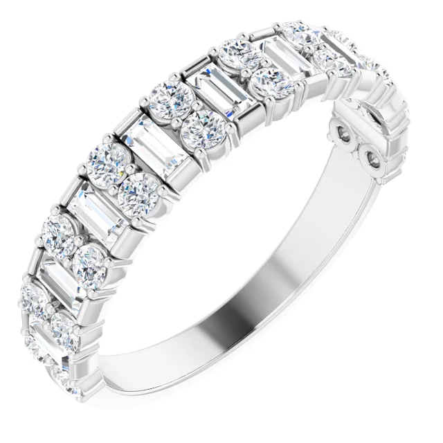 14K White 9/10 CTW Diamond Anniversary Band-