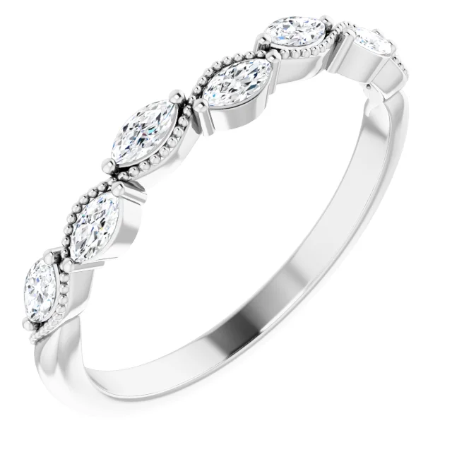 14K White 1/3 CTW Diamond Anniversary Band-