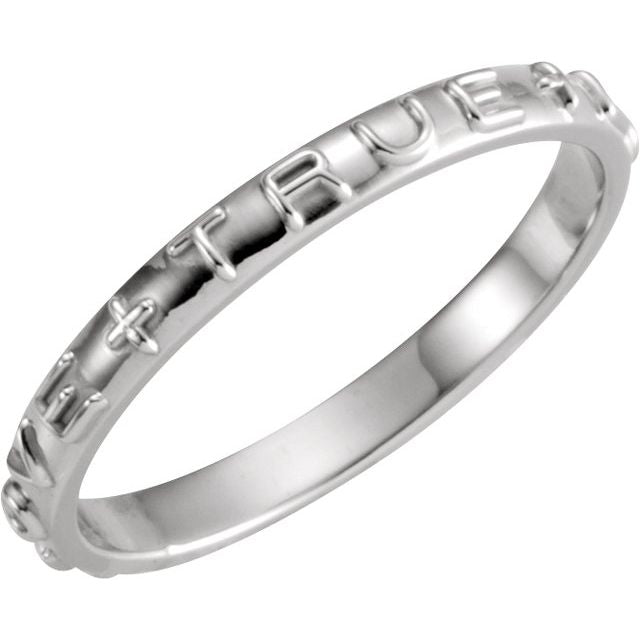 True Love Ring-14kt White Gold-4-