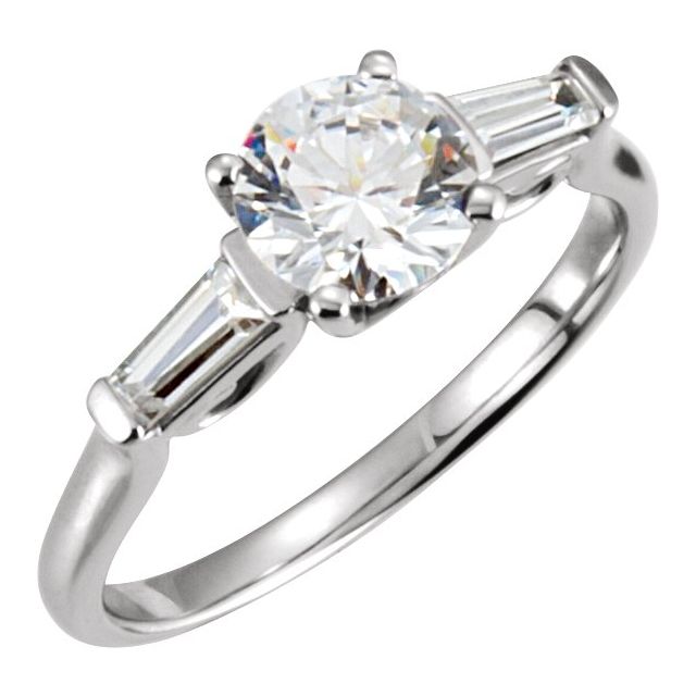 Continuum Sterling Silver 1/4 CTW Diamond Sculptural-Inspired Engagement Ring-
