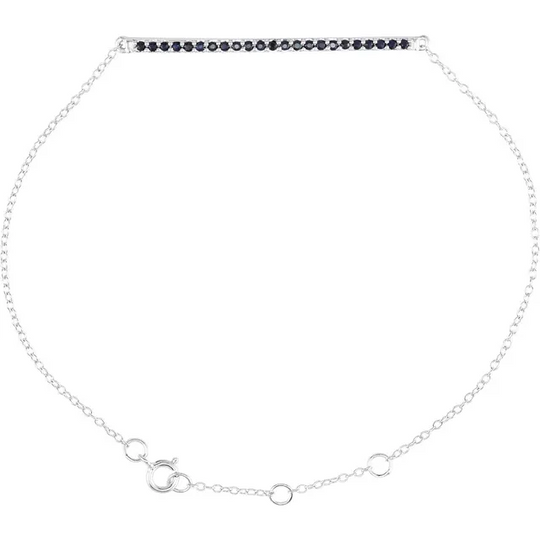 14K White 1/6 CTW Diamond 6-8" Bracelet