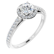 3/4 CTW Diamond Halo-Style Engagement Ring