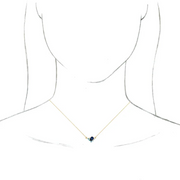 14K Yellow Multi-Gemstone & .6 CTW Diamond 18" Necklace
