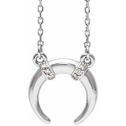 14K White .25 CTW Diamond 16-18" Necklace