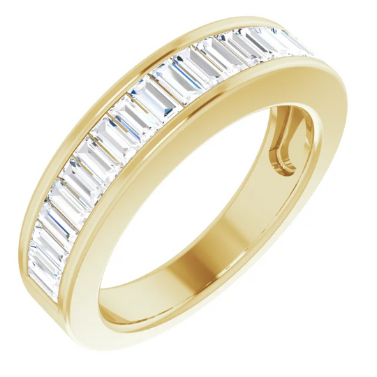 14K Yellow 3/4 CTW Diamond Anniversary Ring Size 5