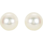 14K Yellow 6.5-7 mm Panache Freshwater Cultured Pearl Earrings