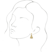 14K Yellow Vintage-Inspired Dangle Earrings