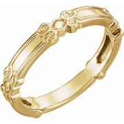 14K Yellow Stackable Ring-7.00 (approximate standard size)-