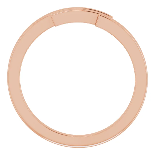 14K Rose Geometric Ring-