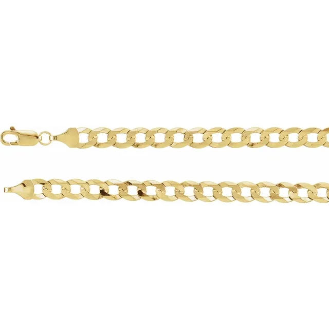 14K Yellow 5.8 mm Curb 20" Chain-