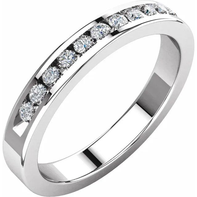 Yellow Sapphire Classic Channel-Set Anniversary Band